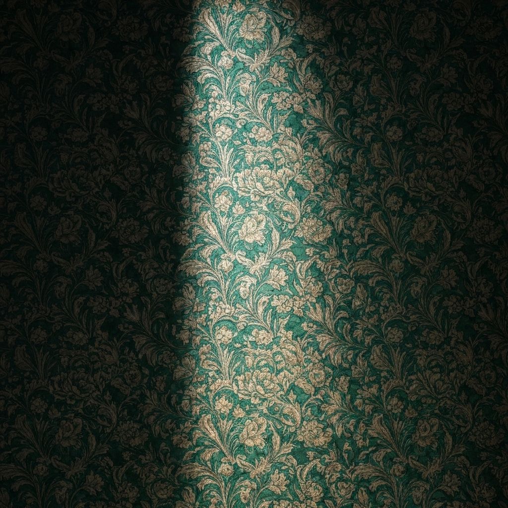 Elegant wallpaper interior